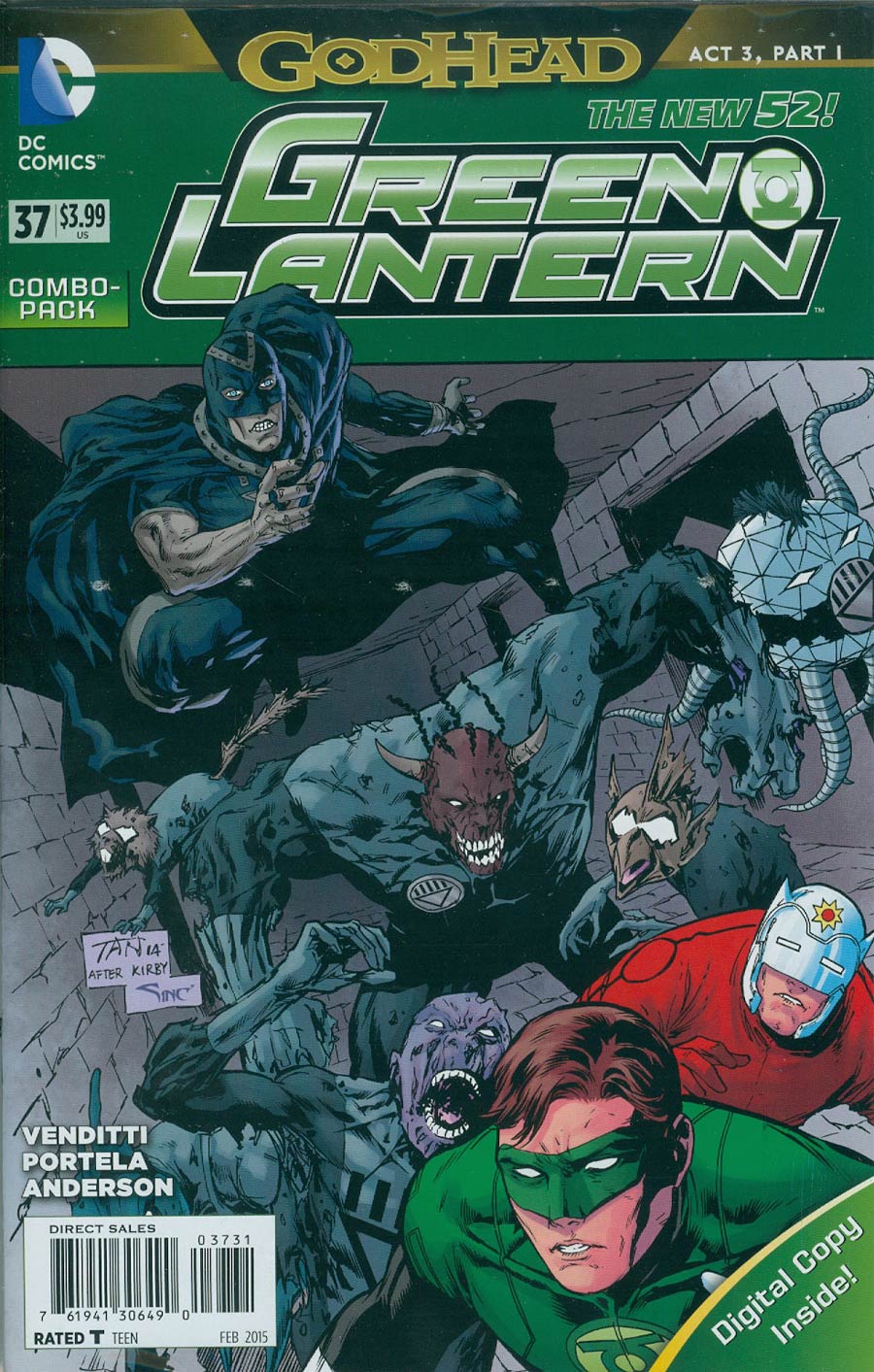 Green Lantern Vol 5 #37 Cover C Combo Pack With Polybag (Godhead Act 3 Part 1)