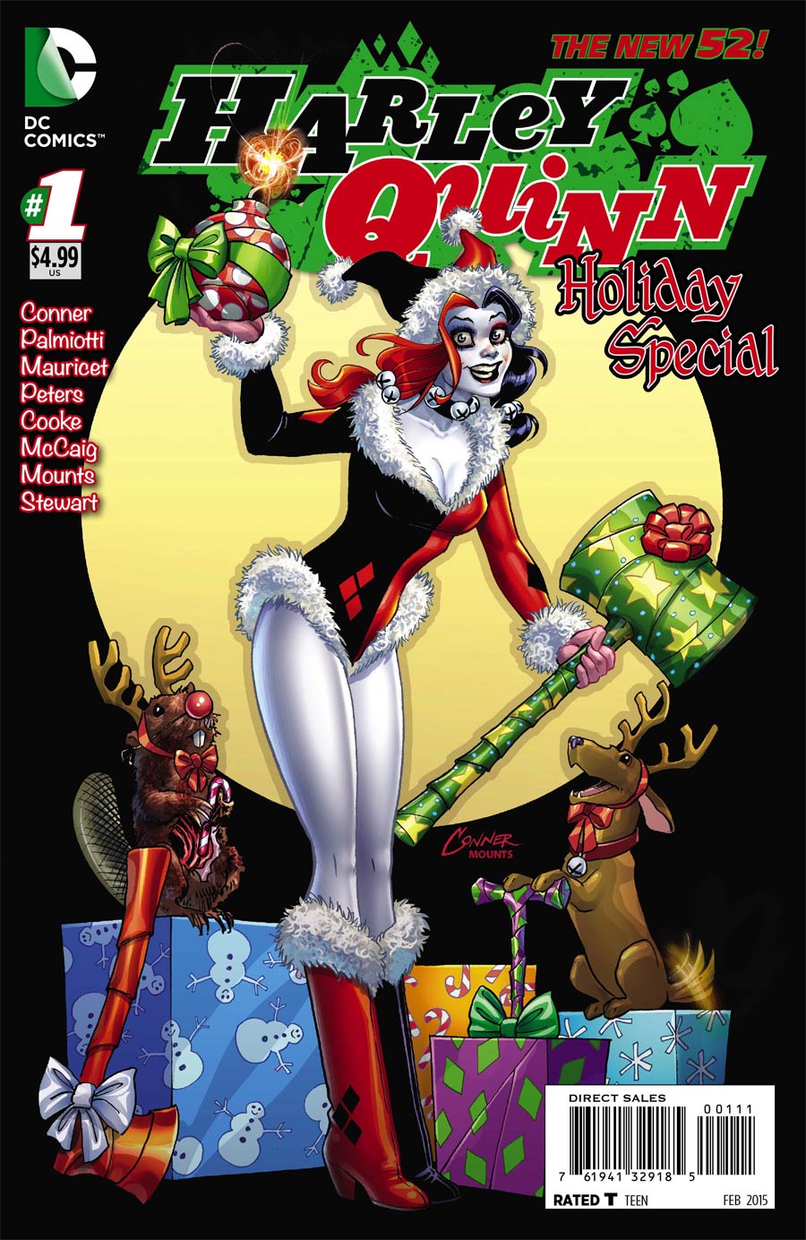 Harley Quinn Holiday Special #1 Cover A Regular Amanda Conner Christmas Cover
