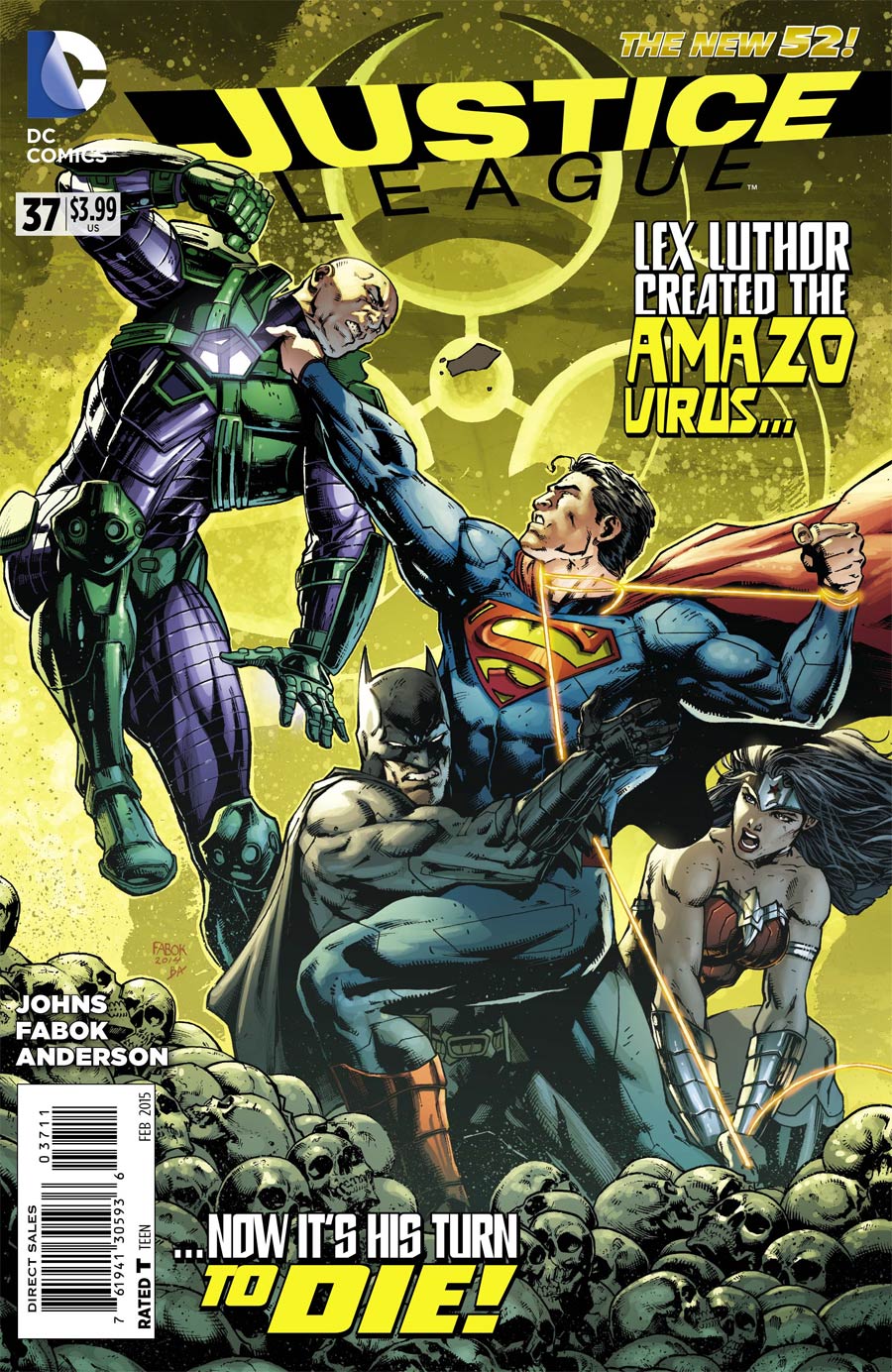 Justice League Vol 2 #37 Cover A Regular Jason Fabok Cover