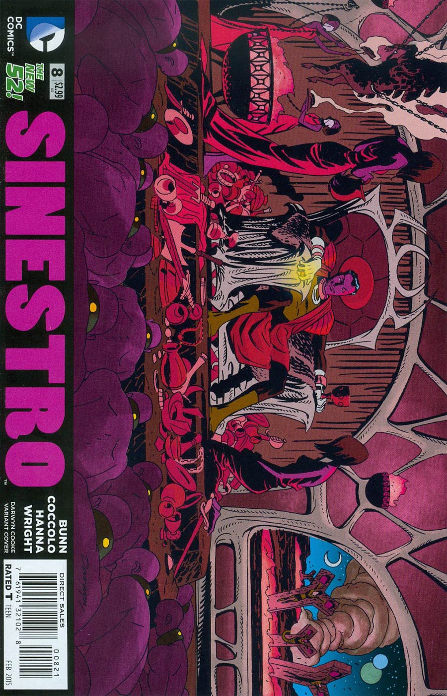 Sinestro #8 Cover B Variant Darwyn Cooke Cover (Godhead Act 3 Part 5)
