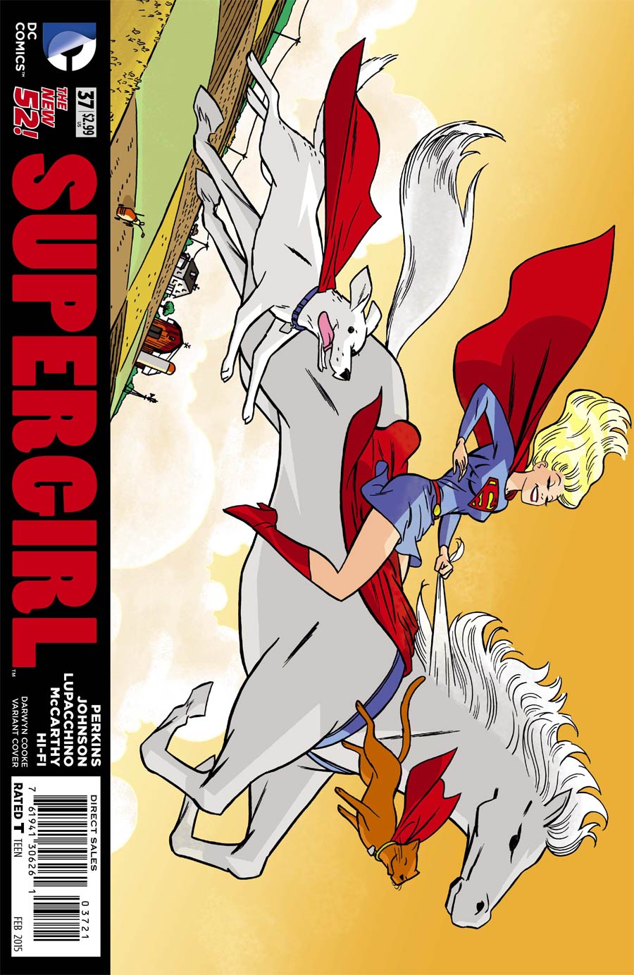 Supergirl Vol 6 #37 Cover B Variant Darwyn Cooke Cover