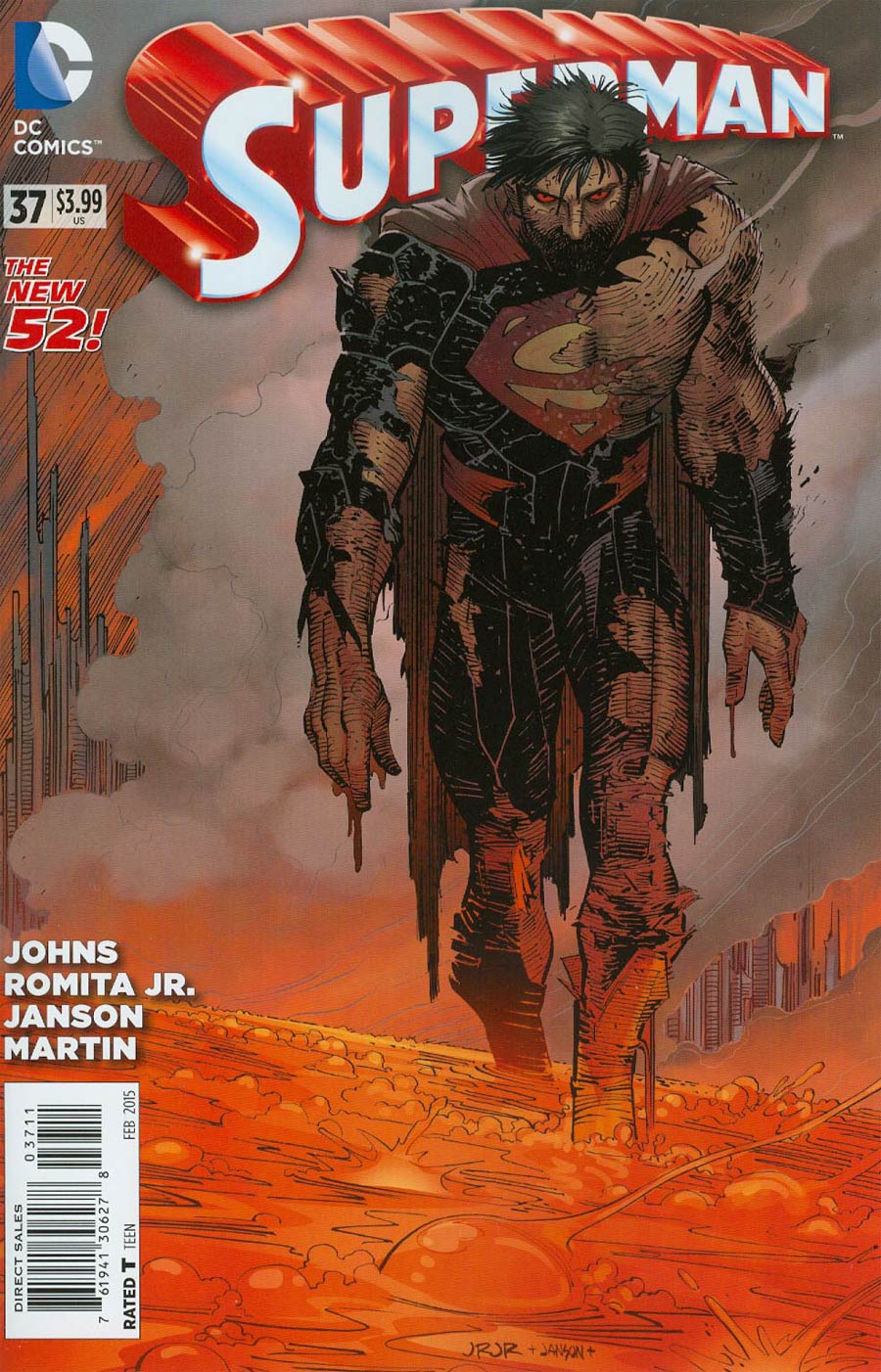 Superman Vol 4 #37 Cover A Regular John Romita Jr Cover