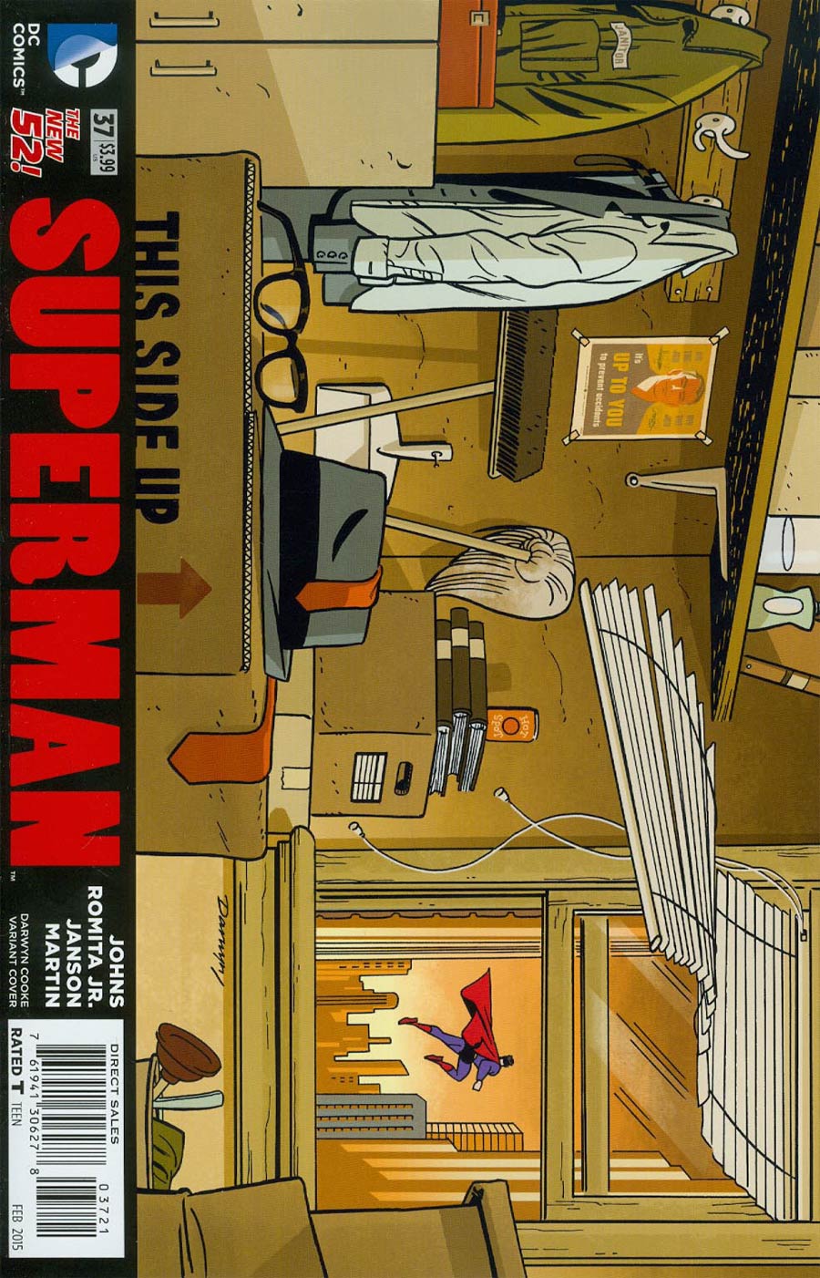 Superman Vol 4 #37 Cover B Variant Darwyn Cooke Cover