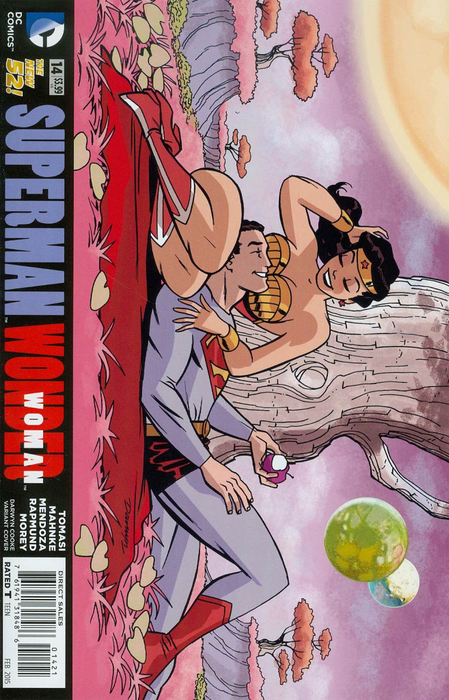 Superman Wonder Woman #14 Cover B Variant Darwyn Cooke Cover