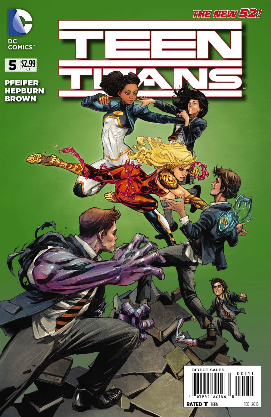 Teen Titans Vol 5 #5 Cover A Regular Kenneth Rocafort Cover