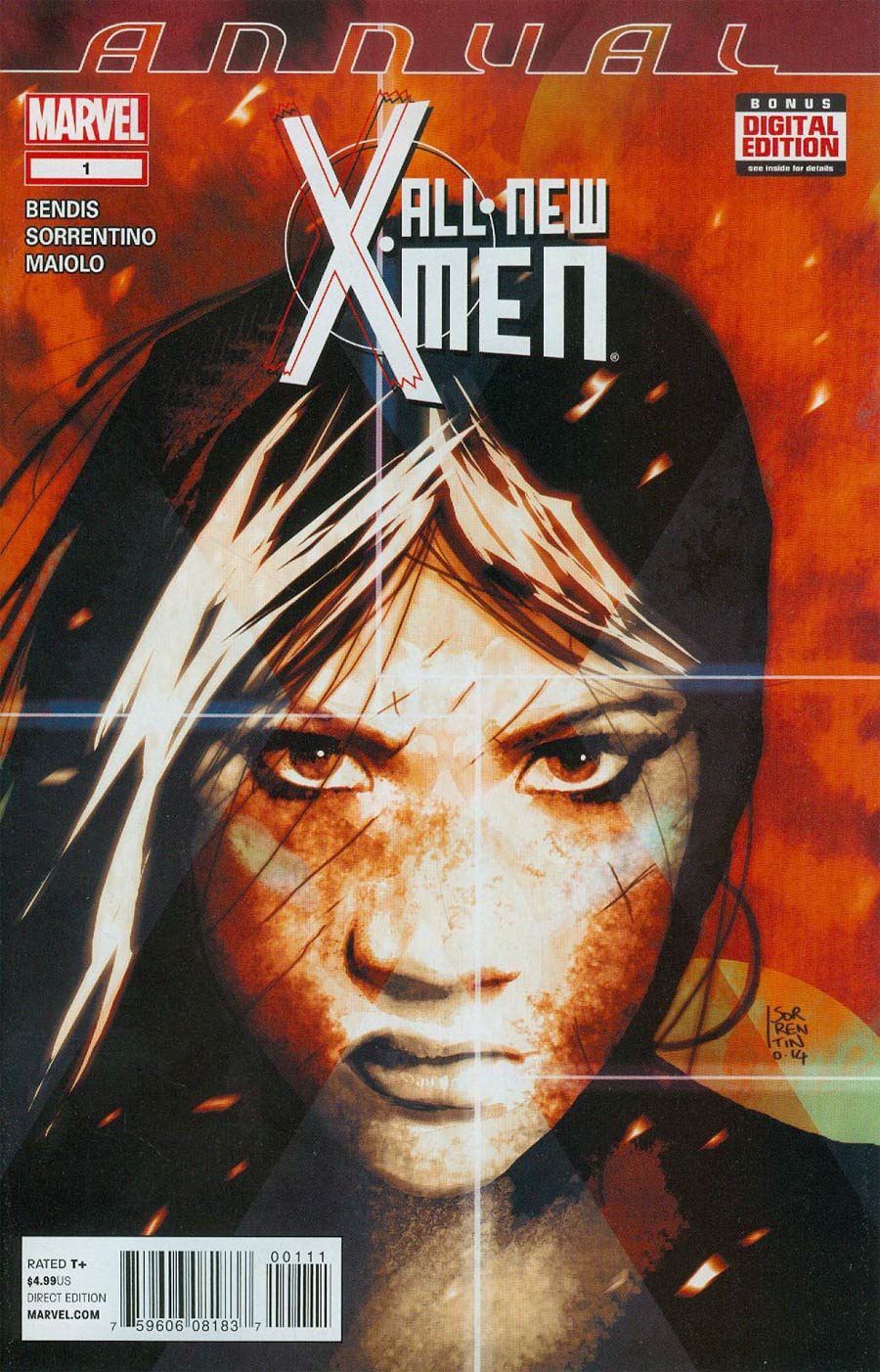 All-New X-Men Annual #1 Cover A Regular Andrea Sorrentino Cover (Secret Life Of Eva Bell Part 2)