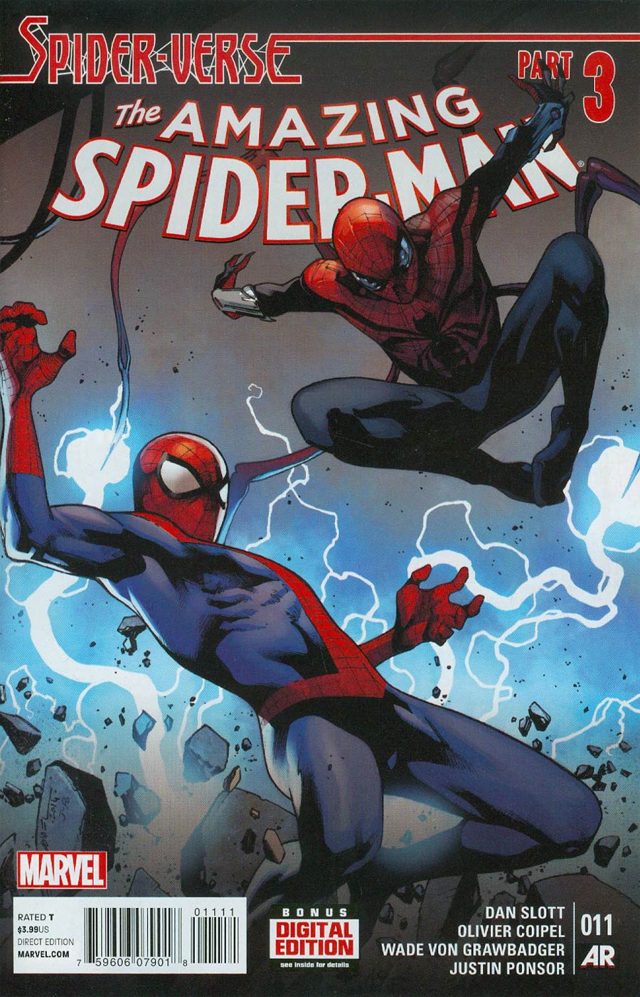 Amazing Spider-Man Vol 3 #11 Cover A Regular Olivier Coipel Cover (Spider-Verse Tie-In)