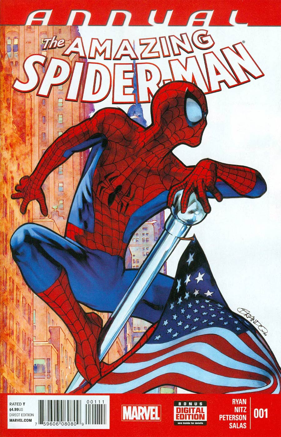 Amazing Spider-Man Vol 3 Annual #1 Cover A Regular Brandon Peterson Cover