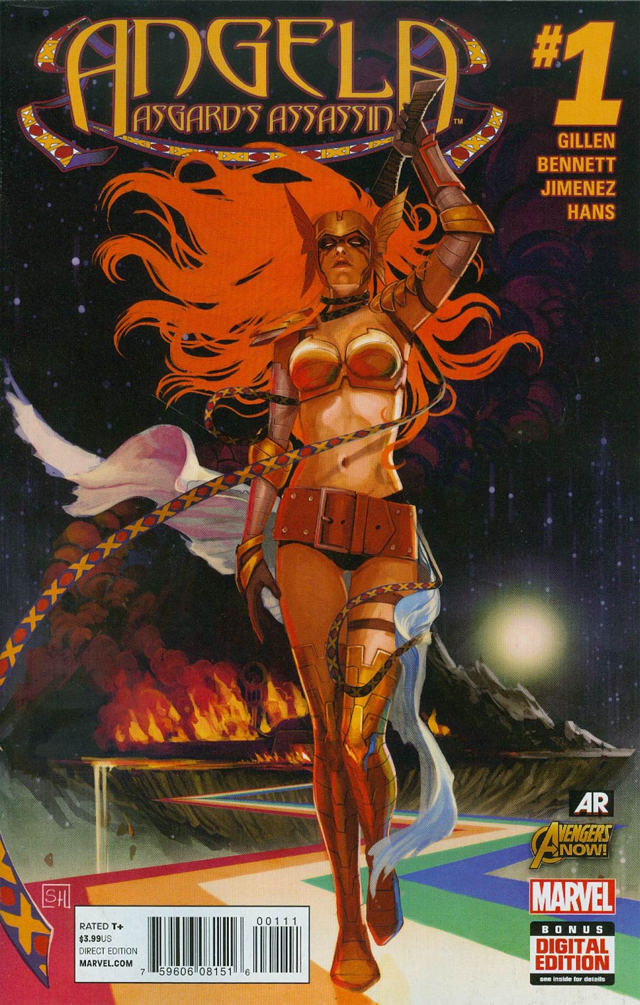 Angela Asgards Assassin #1 Cover A Regular Stephanie Hans Cover