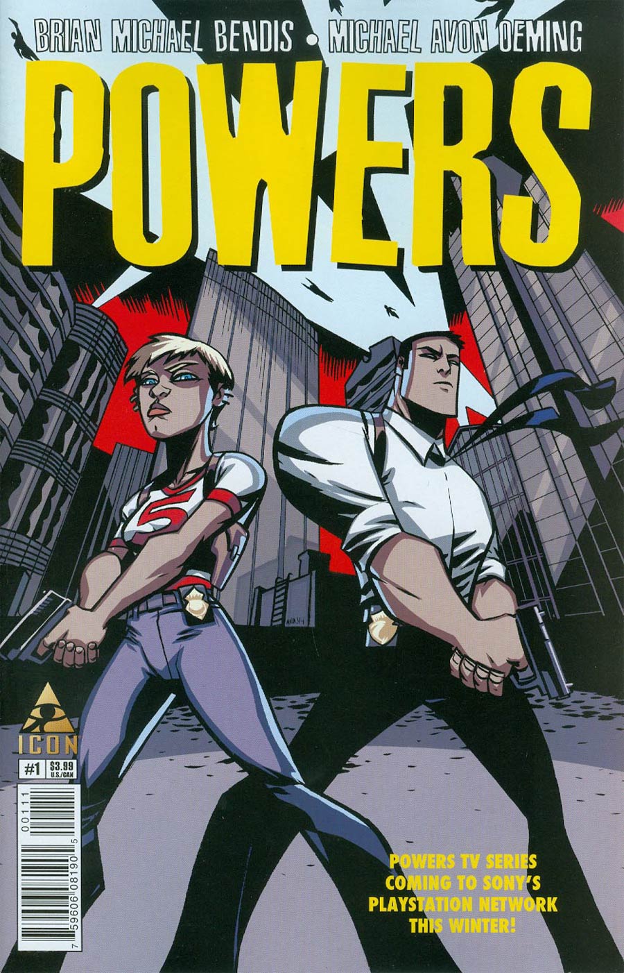 Powers Vol 4 #1 Cover A Regular Michael Avon Oeming Cover