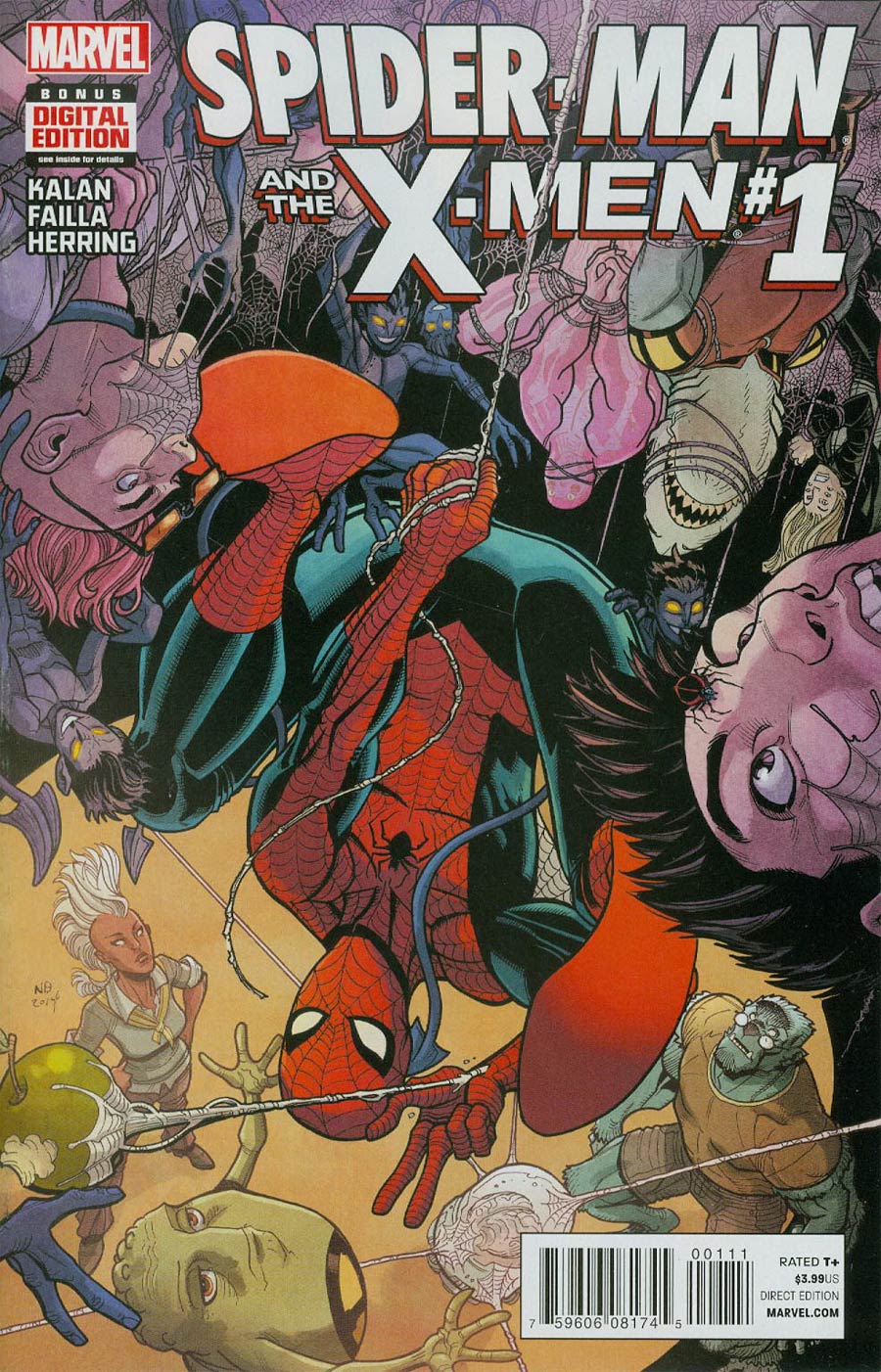 Spider-Man And The X-Men #1 Cover A Regular Nick Bradshaw Cover