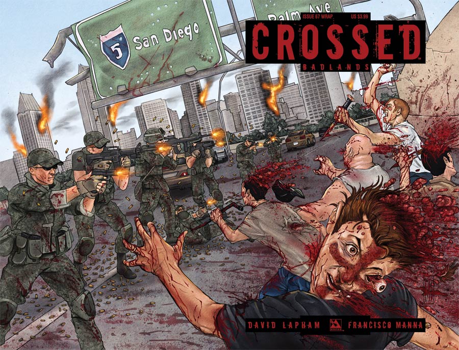 Crossed Badlands #67 Cover B Wraparound Cover