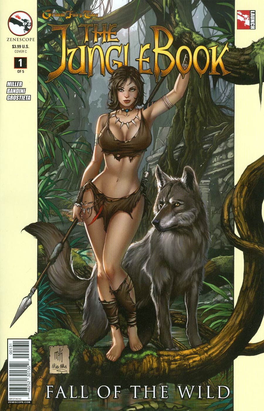 Grimm Fairy Tales Presents Jungle Book Fall Of The Wild #1 Cover C Variant Mike Krome Cover
