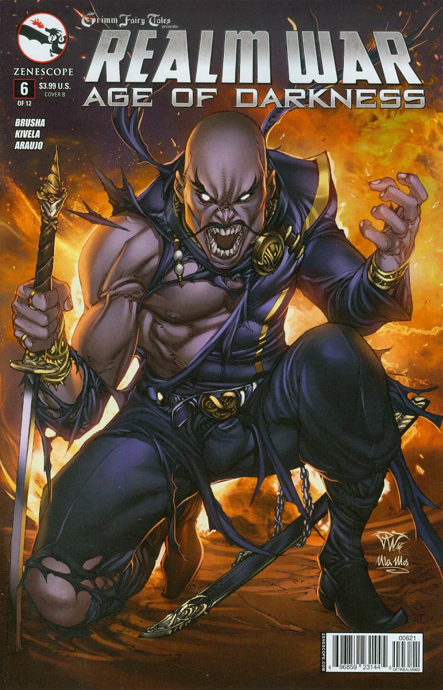 Grimm Fairy Tales Presents Realm War #6 Cover B Paolo Pantalena (Age Of Darkness Tie-In)