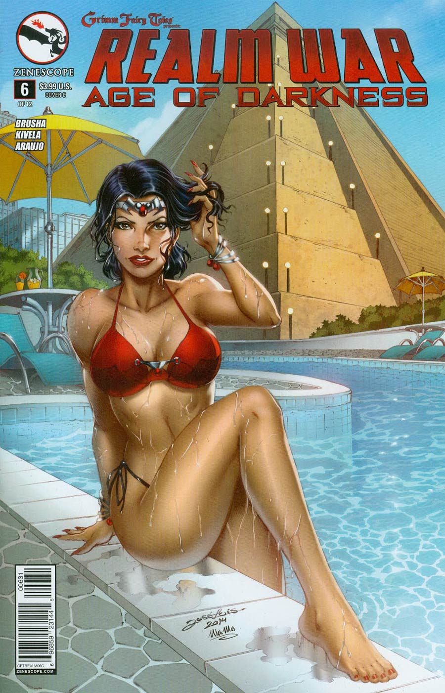 Grimm Fairy Tales Presents Realm War #6 Cover C Jose Luis (Age Of Darkness Tie-In)