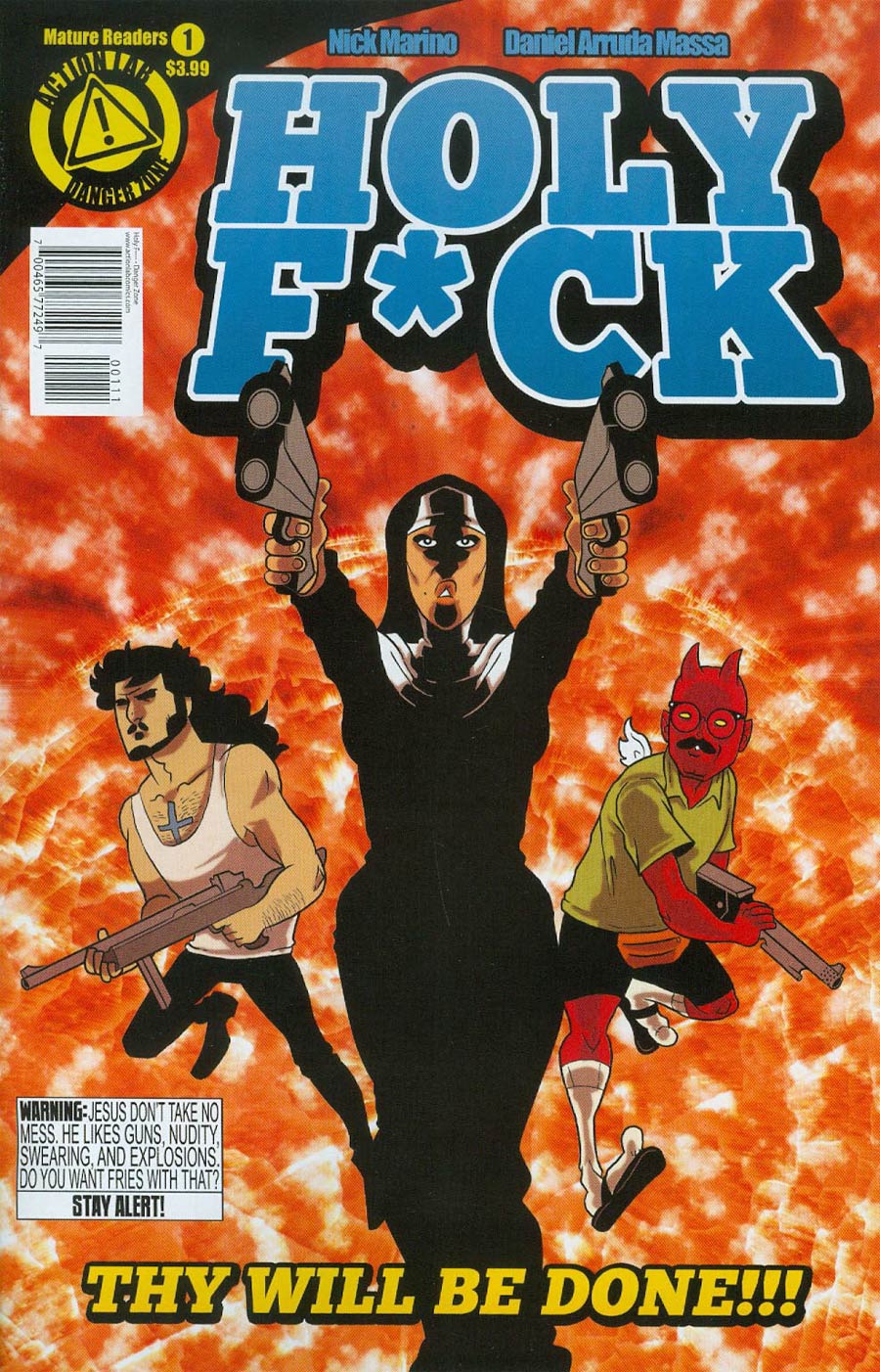 Holy F*ck #1 Cover A Regular Daniel Arruda Massa Cover