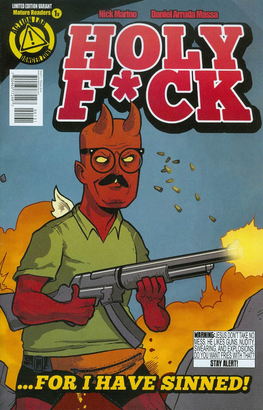 Holy F*ck #1 Cover C Variant Satan Cover