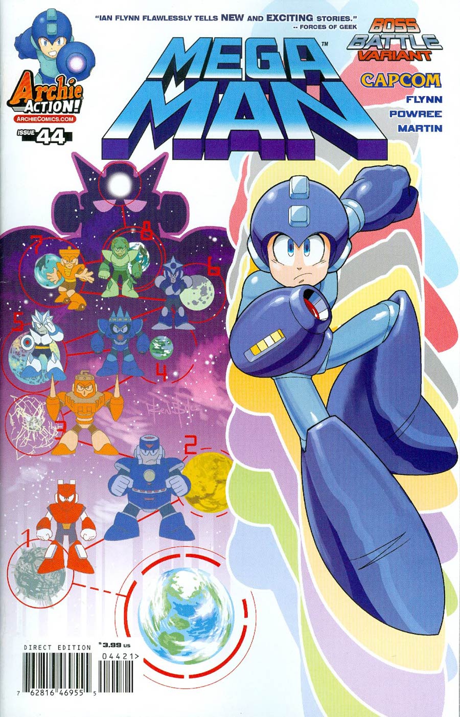 Mega Man Vol 2 #44 Cover B Variant Boss Battle Cover
