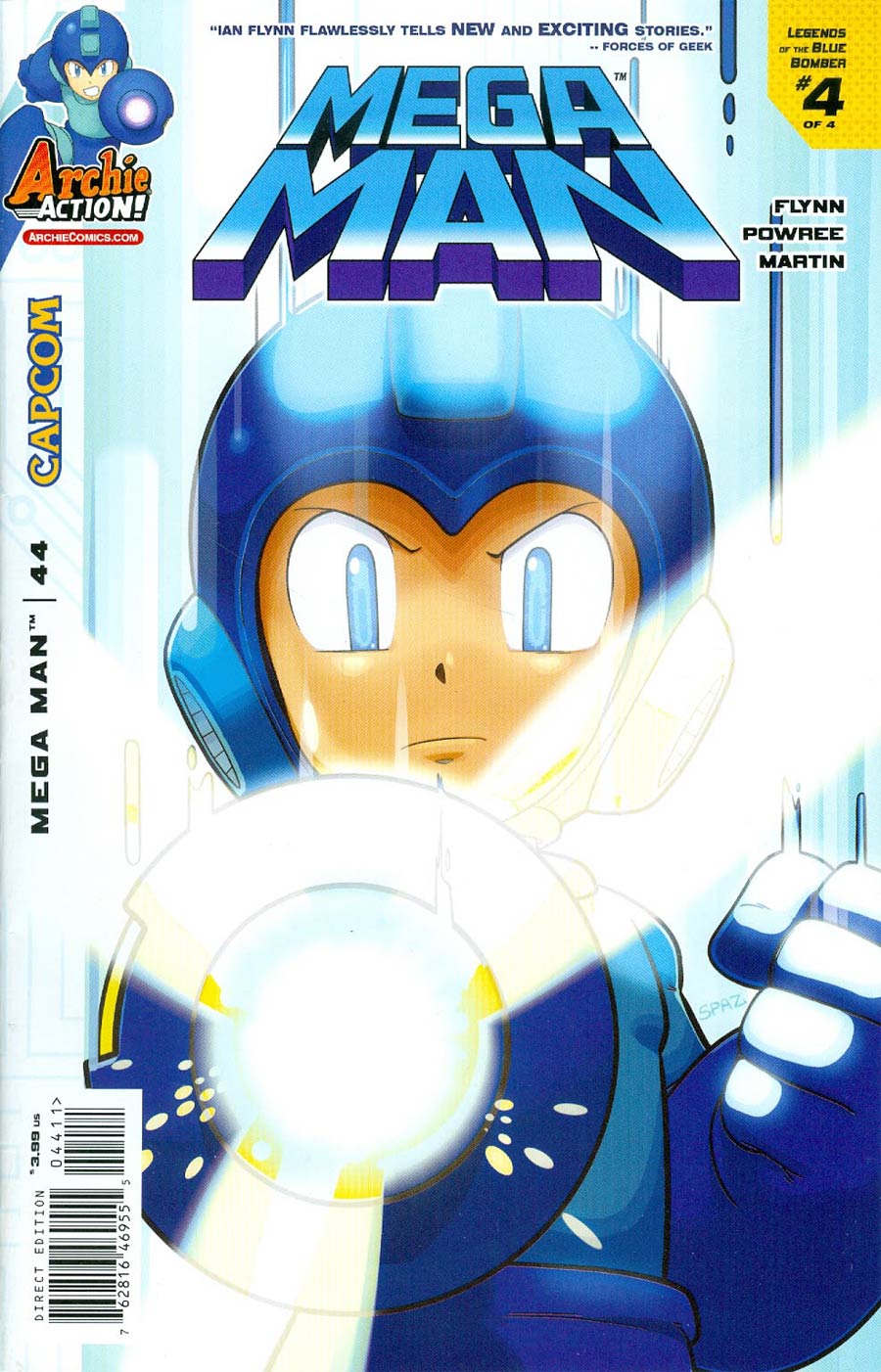 Mega Man Vol 2 #44 Cover A Regular Patrick Spaz Spaziante Cover