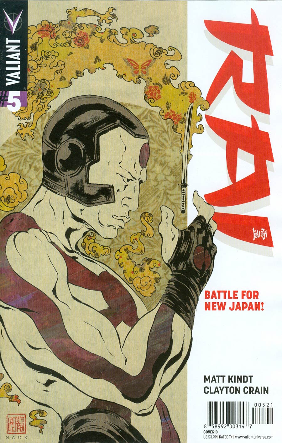 Rai Vol 2 #5 Cover B Variant David Mack Cover