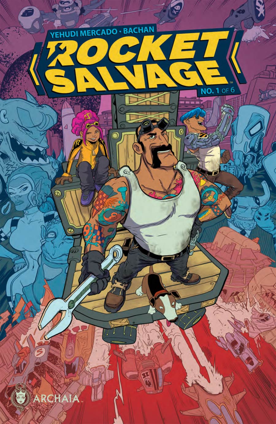 Rocket Salvage #1 Cover A Regular Bachan Cover