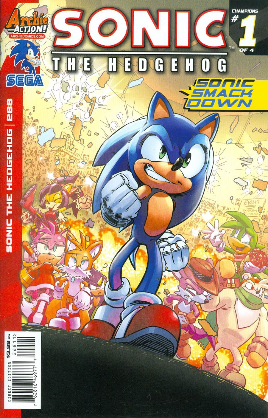 Sonic The Hedgehog Vol 2 #268 Cover A Regular Evan Stanley Cover