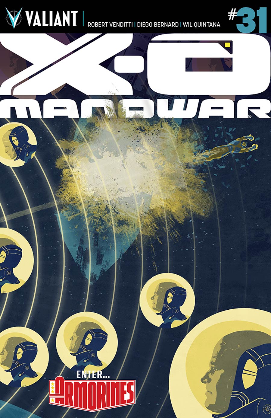 X-O Manowar Vol 3 #31 Cover B Regular Raul Allen Interlocking Cover (2 Of 2)