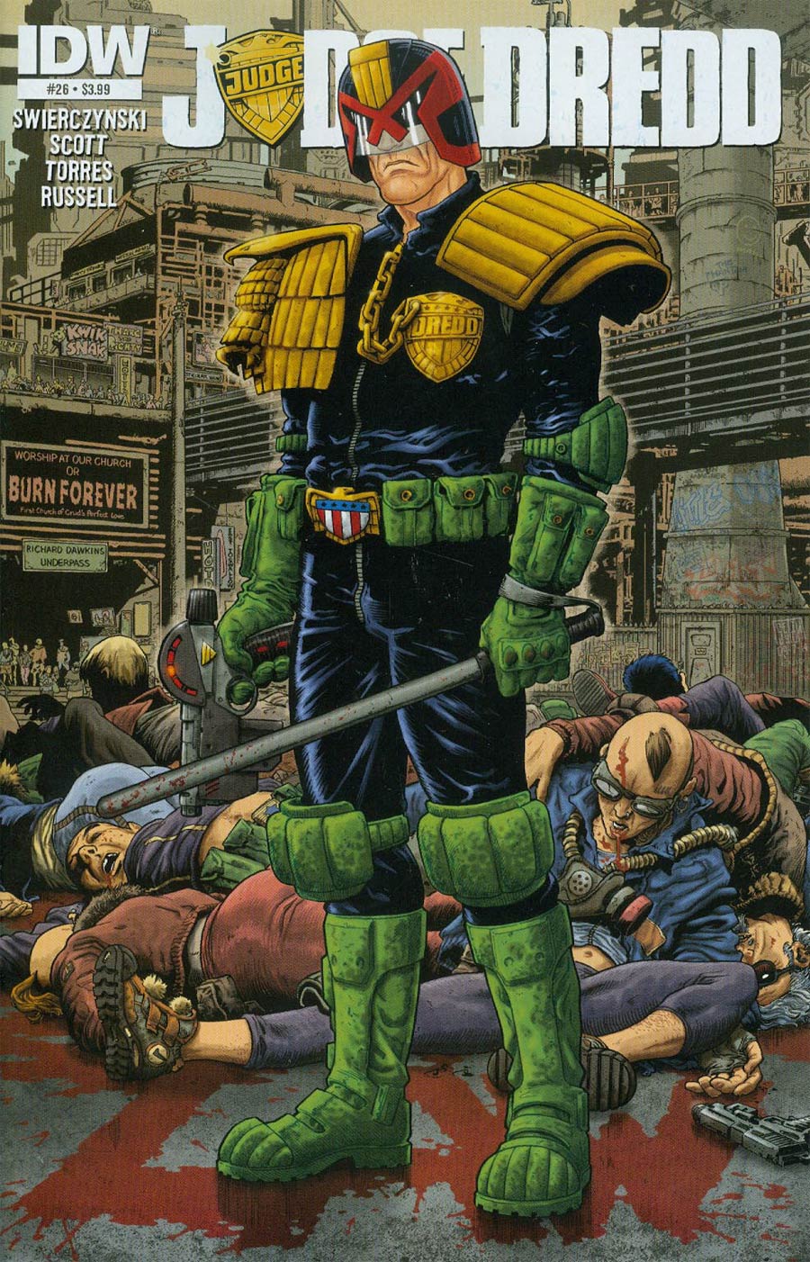 Judge Dredd Vol 4 #26 Cover A Regular Mark Sexton Cover