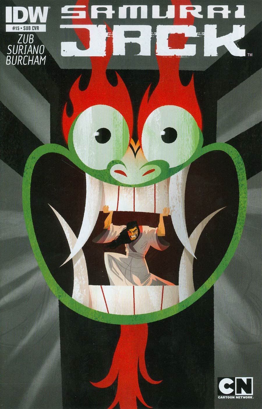 Samurai Jack #15 Cover B Variant Genndy Tartakovsky Subscription Cover