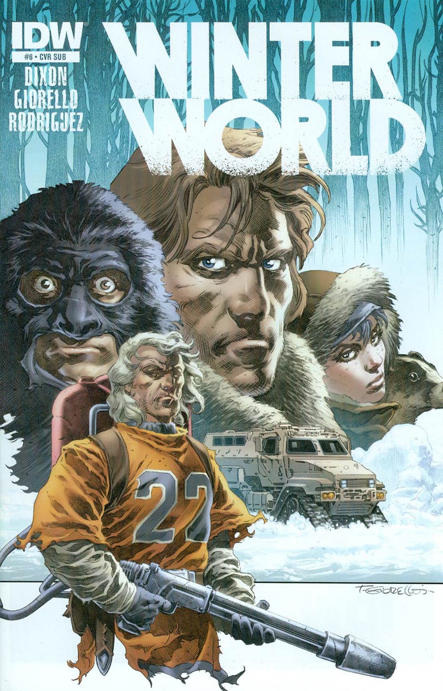 Winterworld Vol 2 #6 Cover B Variant Tomas Giorello Subscription Cover