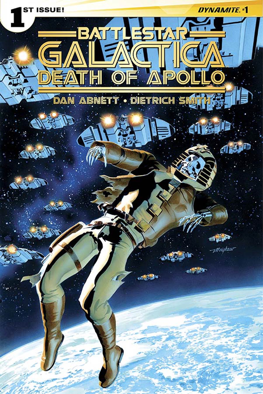 Battlestar Galactica Death Of Apollo #1 Cover A Regular Mike Mayhew Cover