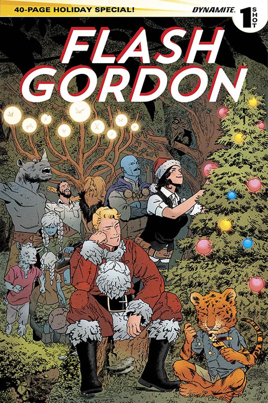 Flash Gordon Holiday Special 2014 Cover A Regular Evan Shaner Cover