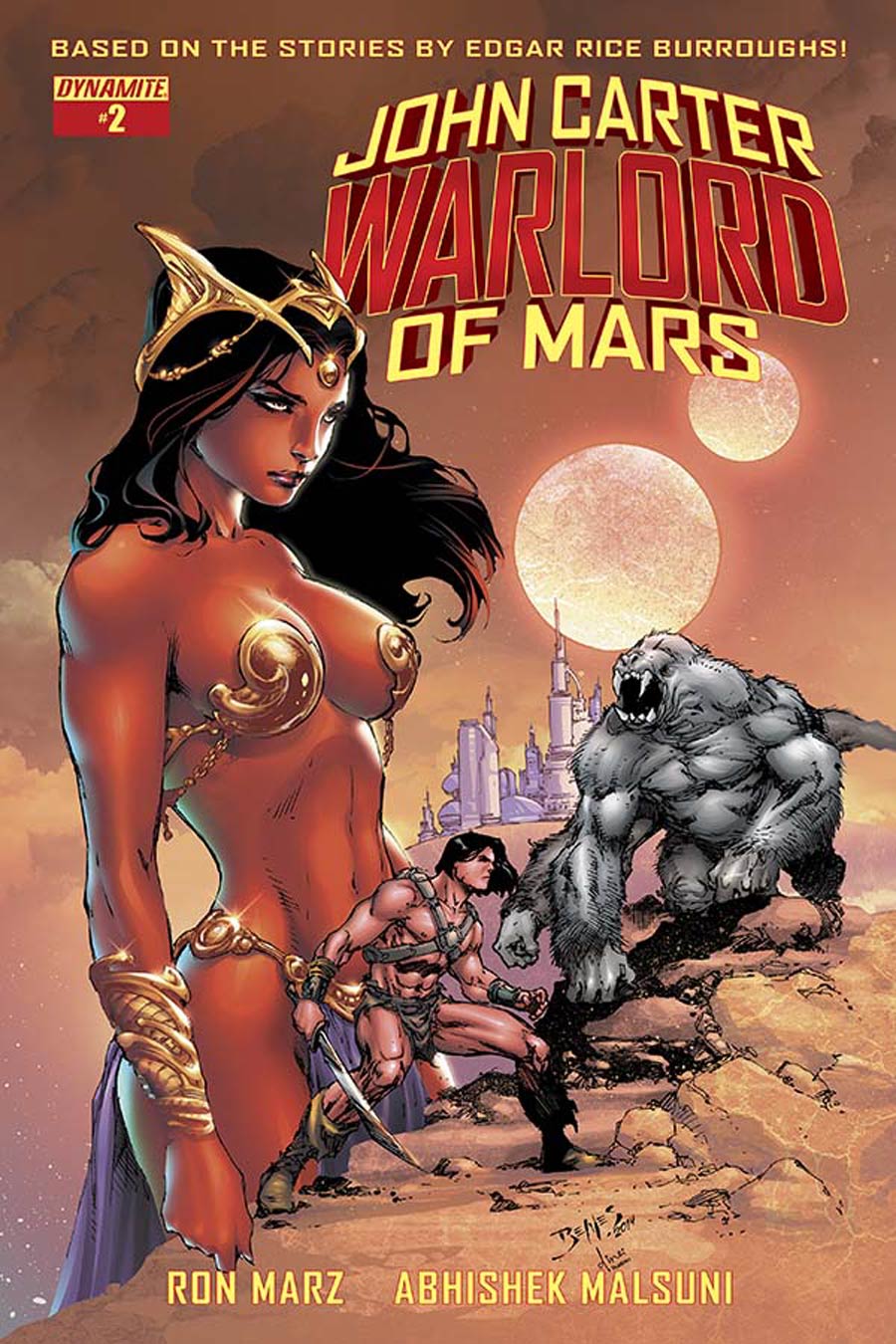 John Carter Warlord Of Mars Vol 2 #2 Cover A Regular Ed Benes Cover