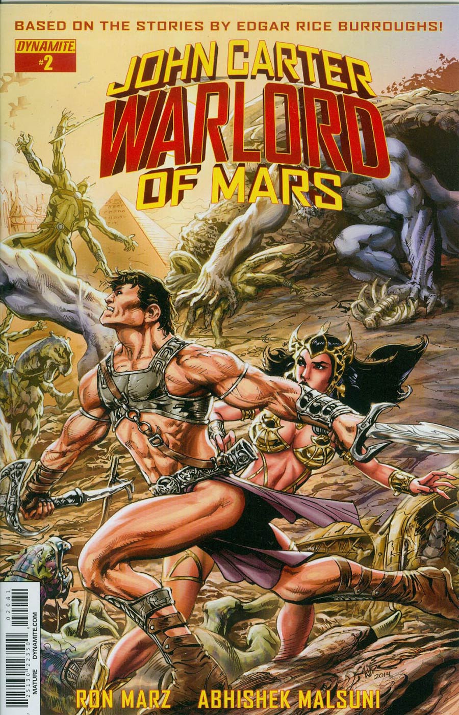 John Carter Warlord Of Mars Vol 2 #2 Cover H Rare Roberto Castro Wraparound Cover