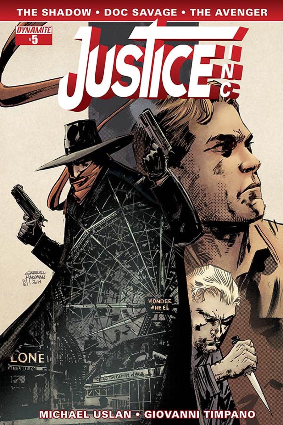 Justice Inc Vol 3 #5 Cover C Variant Gabriel Hardman Cover