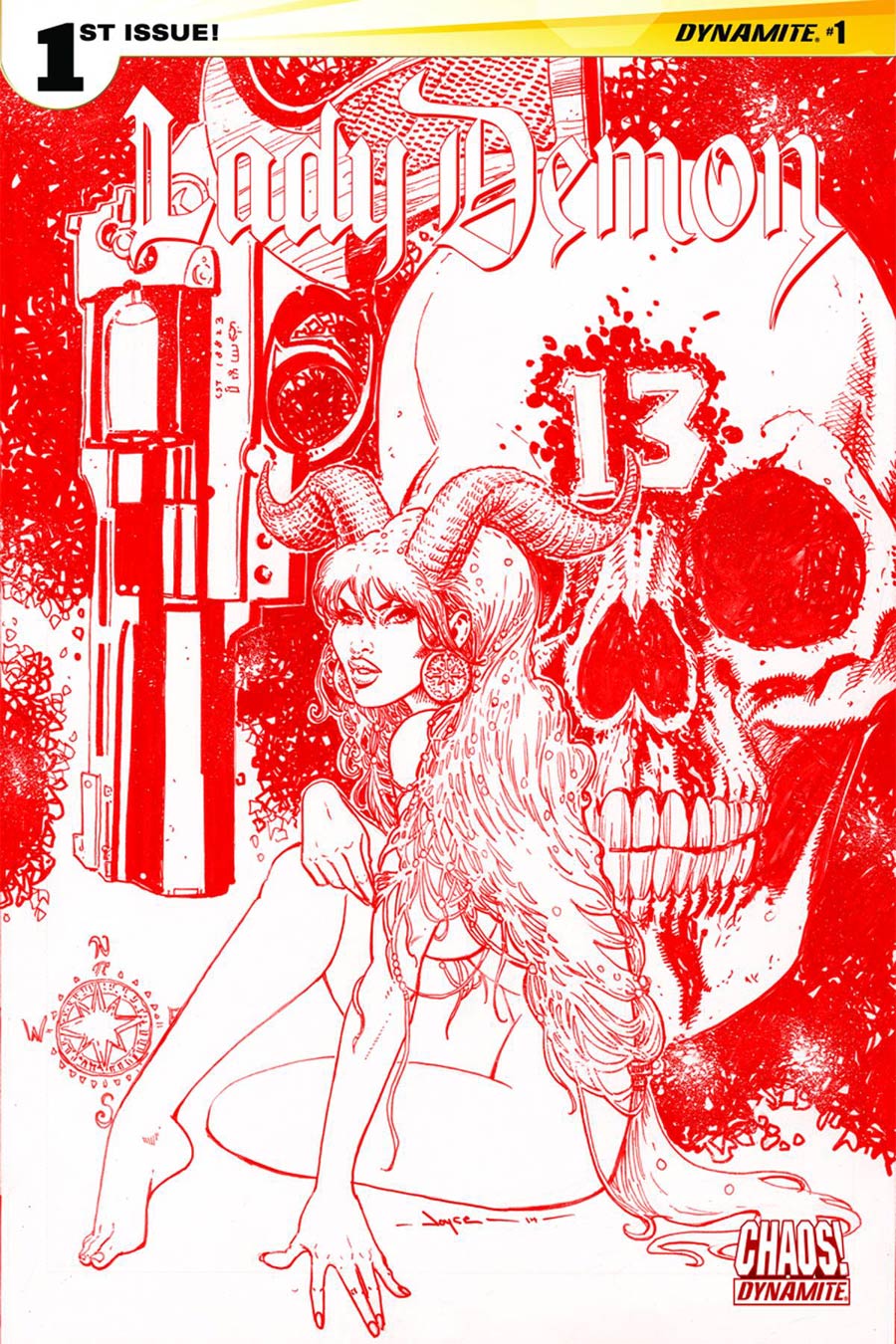 Lady Demon Vol 2 #1 Cover N Remarked By Joyce Chin