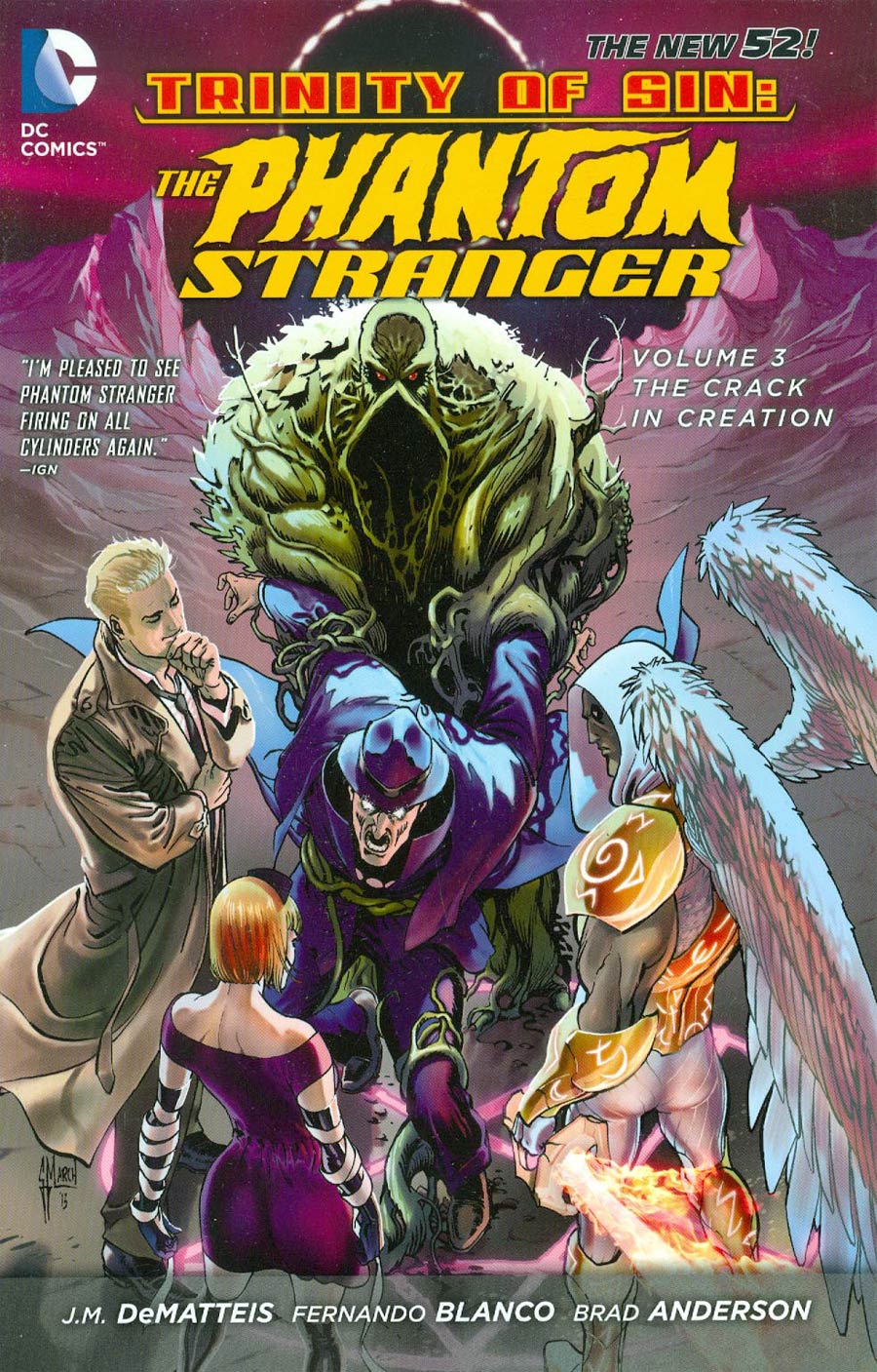 Trinity Of Sin Phantom Stranger (New 52) Vol 3 Crack In Creation TP