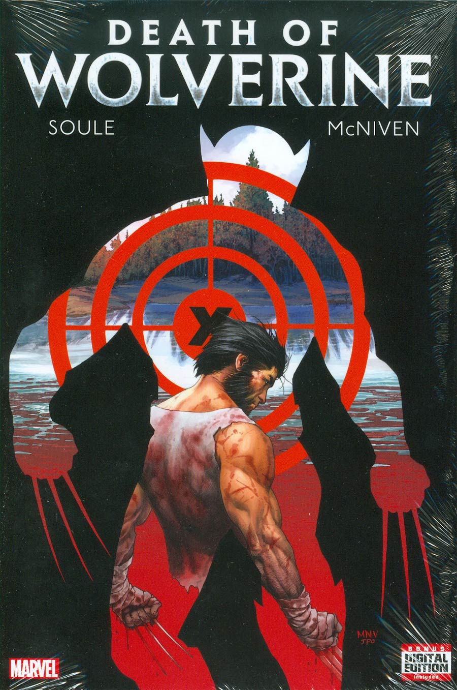Death Of Wolverine HC Book Market Steve McNiven Cover