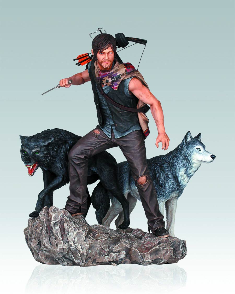 Walking Dead TV Daryl & The Wolves 1/8 Scale Statue