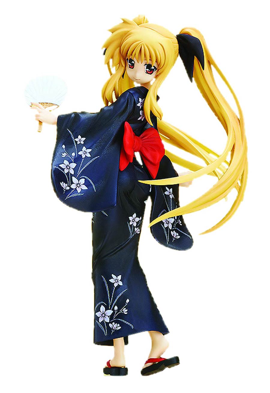 Magical Girl Lyrical Nanoha Fate Testarossa Yukata PVC Figure