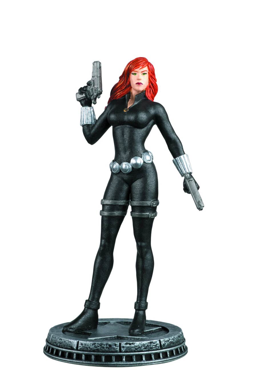 Marvel Chess Figure Collector Magazine #25 Black Widow White Pawn
