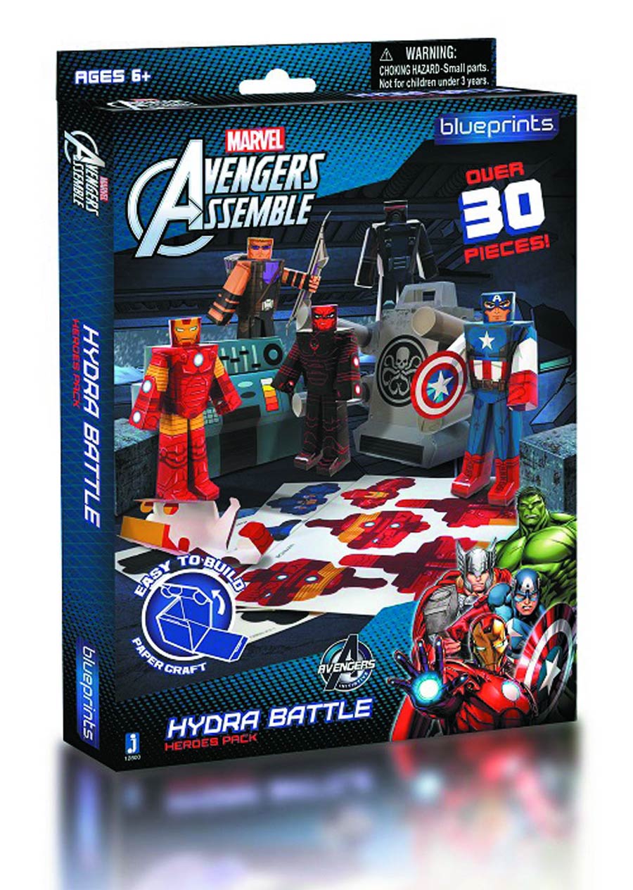Marvel Papercraft Team Heroes Avengers Pack