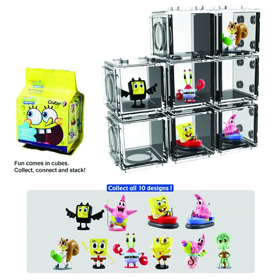 SpongeBob Cube-It Blind Mystery Box Series 1 20-Piece Display
