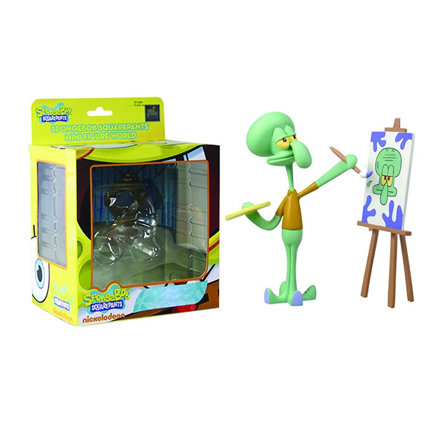 SpongeBob Mini Figure World Figure - Squidward Painting