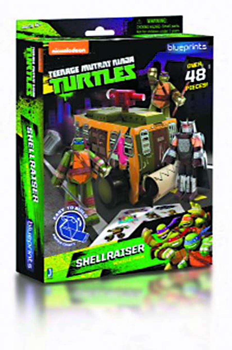 Teenage Mutant Ninja Turtles Papercraft Shellraiser Vehicle Pack
