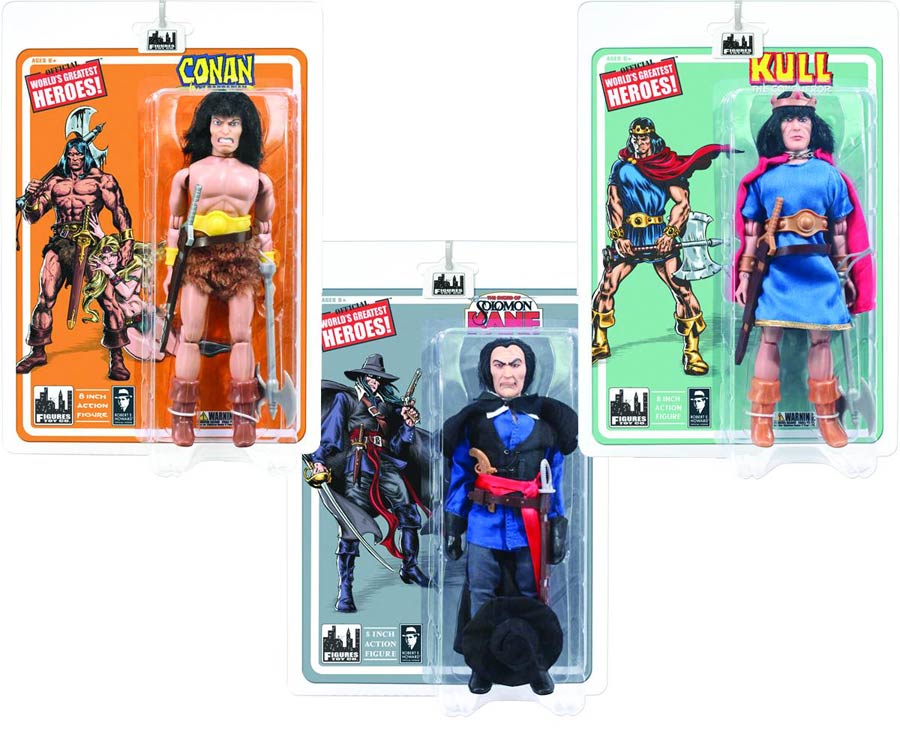 Conan The Barbarian Retro 8-Inch Action Figure Assortment Case