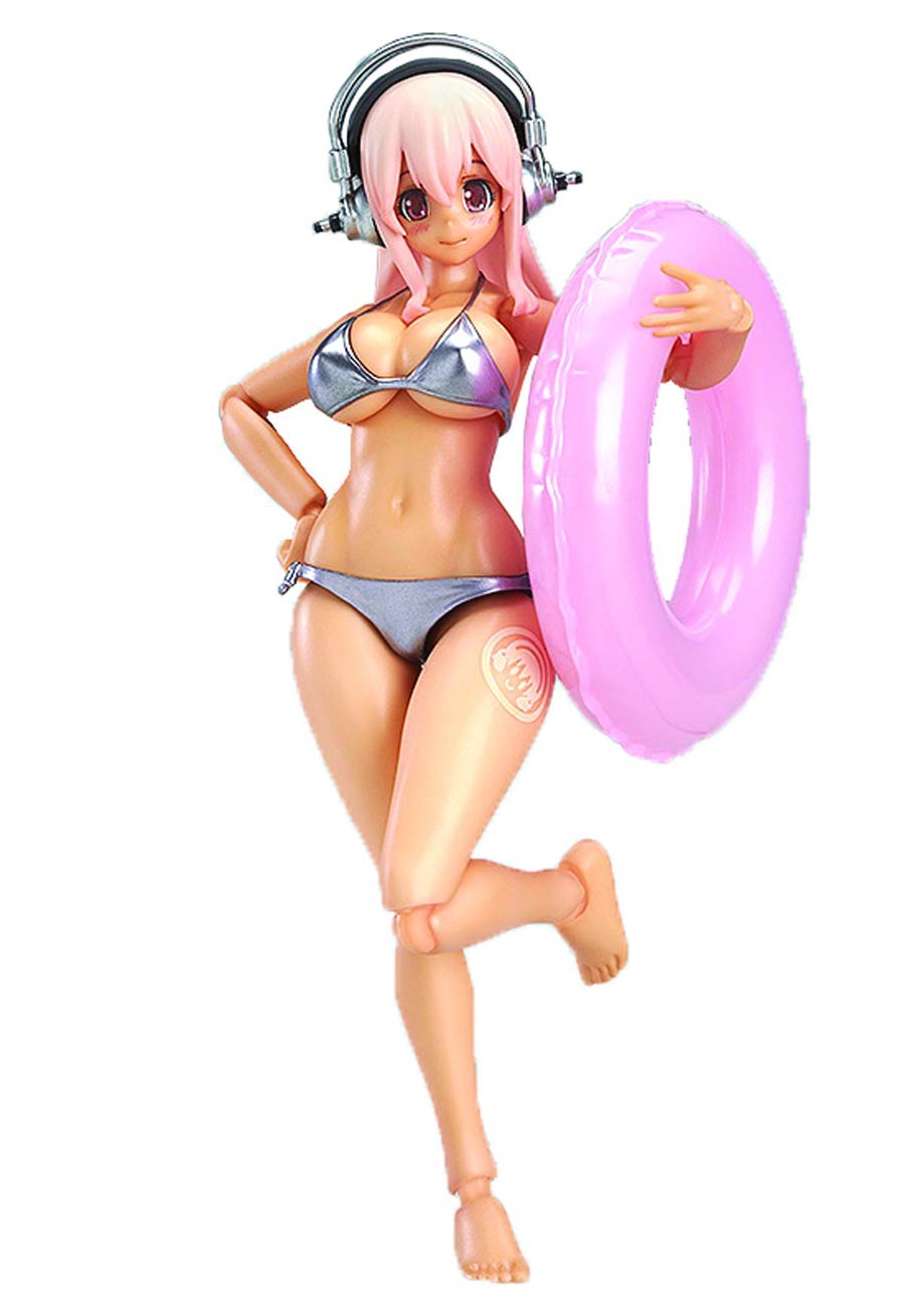 Soniani Super Sonico Suntanned Figma Action Figure