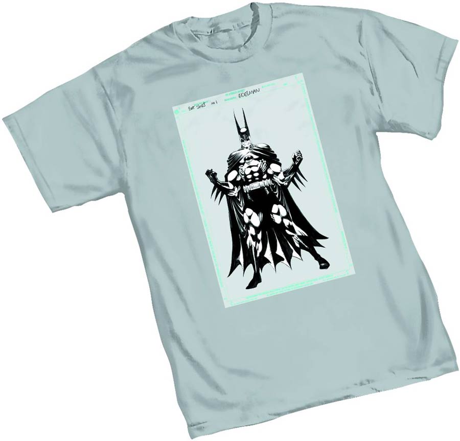 Batman Raw III By Kelley Jones T-Shirt Large