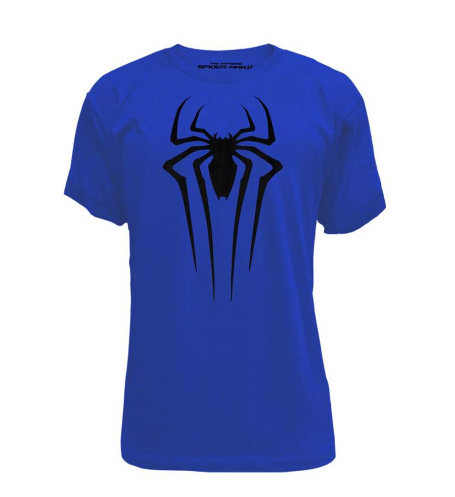 Spider-Man Just Spider Royal Poly T-Shirt Large