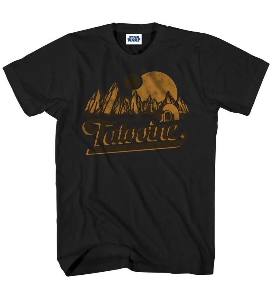 Star Wars New Tatooine Gold T-Shirt Large